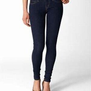 Levi’s 535 Silver Tab Dark Denim Leggings Size 5 Women's Stretch